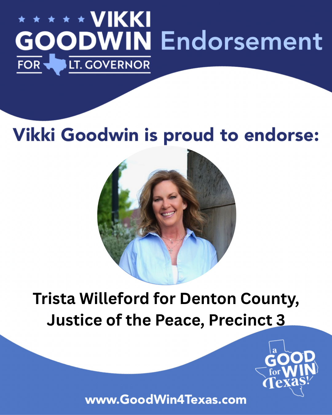 Trista Willeford for Justice of the Peace | Denton County Precinct 3
